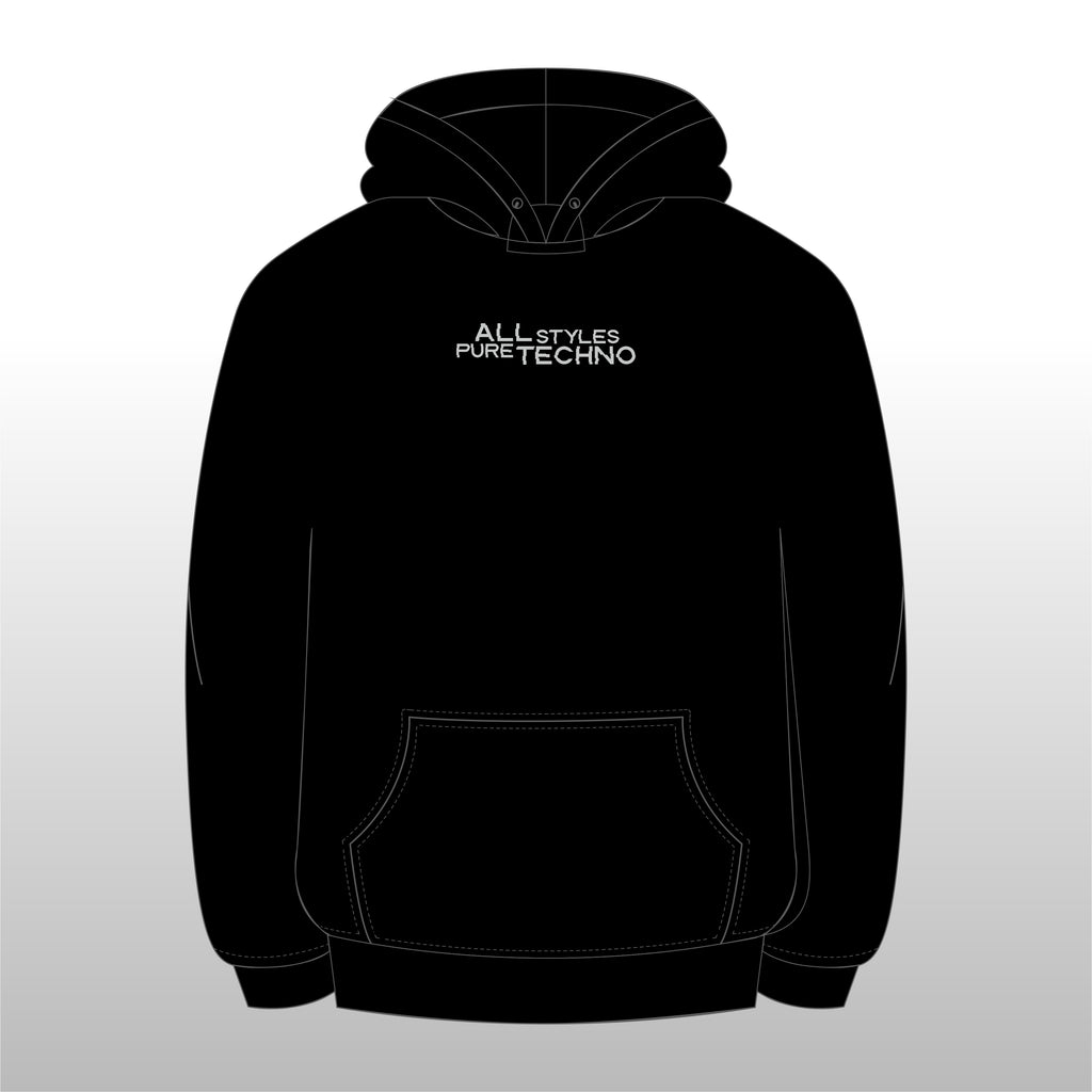 Hoodie mit Logo+Armprint